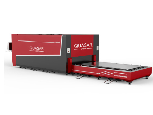 Лазерный станок Quasar F3015HDE-III 3,0 кВт с ограждением и сменным столом